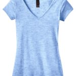 DISCONTINUED  District ®  - Juniors Extreme Heather V-Neck Tee - 