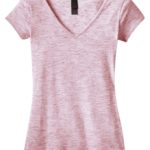 DISCONTINUED  District ®  - Juniors Extreme Heather V-Neck Tee - 