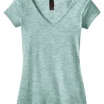 DISCONTINUED  District ®  - Juniors Extreme Heather V-Neck Tee - 