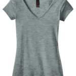 DISCONTINUED  District ®  - Juniors Extreme Heather V-Neck Tee - 
