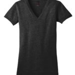DISCONTINUED  District ®  Juniors Tri-Blend V-Neck Tee - 