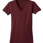 DISCONTINUED  District ®  Juniors Tri-Blend V-Neck Tee - 