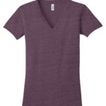 DISCONTINUED  District ®  Juniors Tri-Blend V-Neck Tee - 