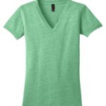 DISCONTINUED  District ®  Juniors Tri-Blend V-Neck Tee - 