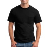 Gildan ®  - Ultra Cotton ®  100% US Cotton T-Shirt with Pocket. - 