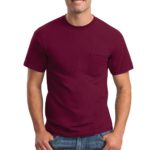 Gildan ®  - Ultra Cotton ®  100% US Cotton T-Shirt with Pocket. - 