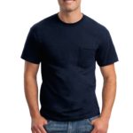 Gildan ®  - Ultra Cotton ®  100% US Cotton T-Shirt with Pocket. - 