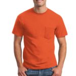 Gildan ®  - Ultra Cotton ®  100% US Cotton T-Shirt with Pocket. - 