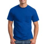 Gildan ®  - Ultra Cotton ®  100% US Cotton T-Shirt with Pocket. - 