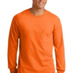 Gildan ®  - Ultra Cotton ®  100% US Cotton Long Sleeve T-Shirt with Pocket. - 