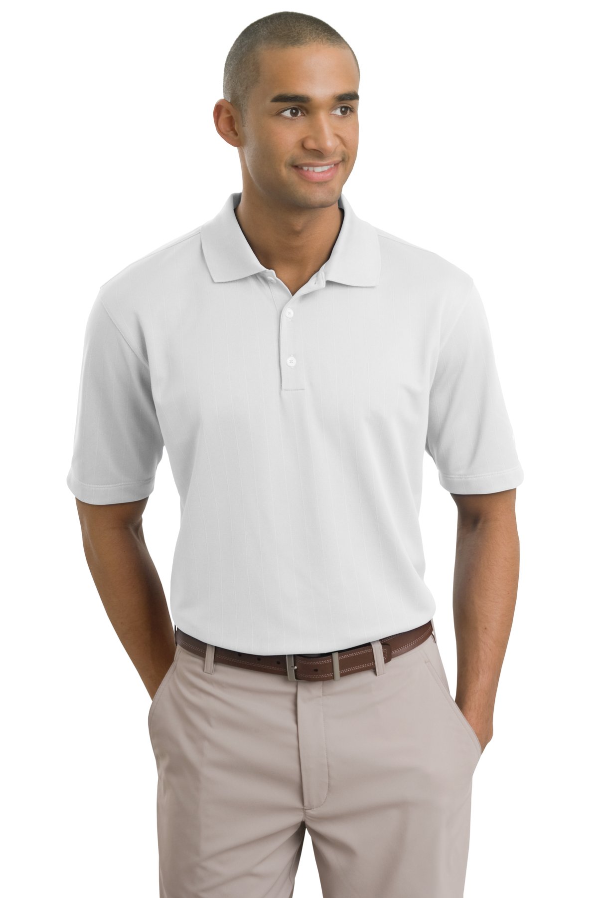 DISCONTINUED  Nike Dri-FIT Textured Polo.