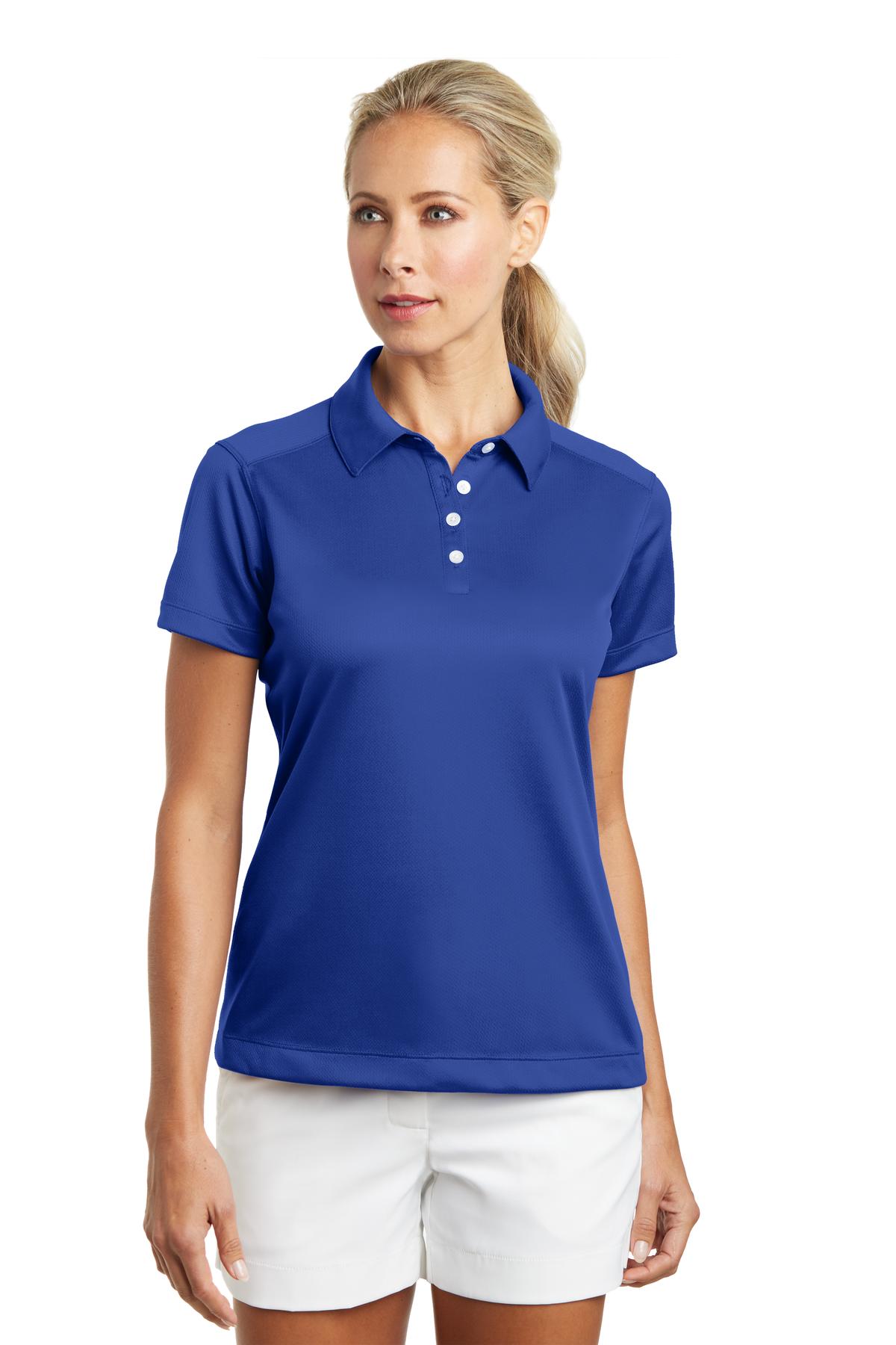 DISCONTINUED  Nike Ladies Dri-FIT Pebble Texture Polo