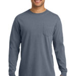 COMFORT COLORS  ®  Heavyweight Ring Spun Long Sleeve Pocket Tee - 