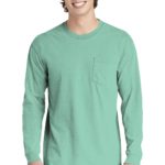 COMFORT COLORS  ®  Heavyweight Ring Spun Long Sleeve Pocket Tee - 
