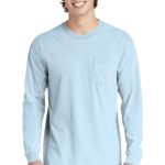COMFORT COLORS  ®  Heavyweight Ring Spun Long Sleeve Pocket Tee - 