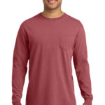 COMFORT COLORS  ®  Heavyweight Ring Spun Long Sleeve Pocket Tee - 