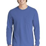 COMFORT COLORS  ®  Heavyweight Ring Spun Long Sleeve Pocket Tee - 