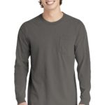 COMFORT COLORS  ®  Heavyweight Ring Spun Long Sleeve Pocket Tee - 