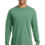 COMFORT COLORS  ®  Heavyweight Ring Spun Long Sleeve Pocket Tee - 