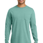 COMFORT COLORS  ®  Heavyweight Ring Spun Long Sleeve Pocket Tee - 