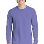 COMFORT COLORS  ®  Heavyweight Ring Spun Long Sleeve Pocket Tee - 