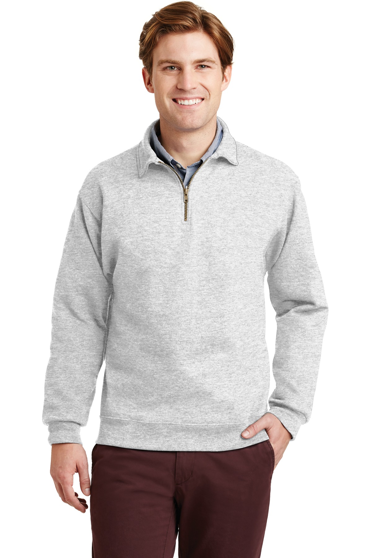 Jerzees ®  Super Sweats ®  NuBlend ®  - 1/4-Zip Sweatshirt with Cadet Collar
