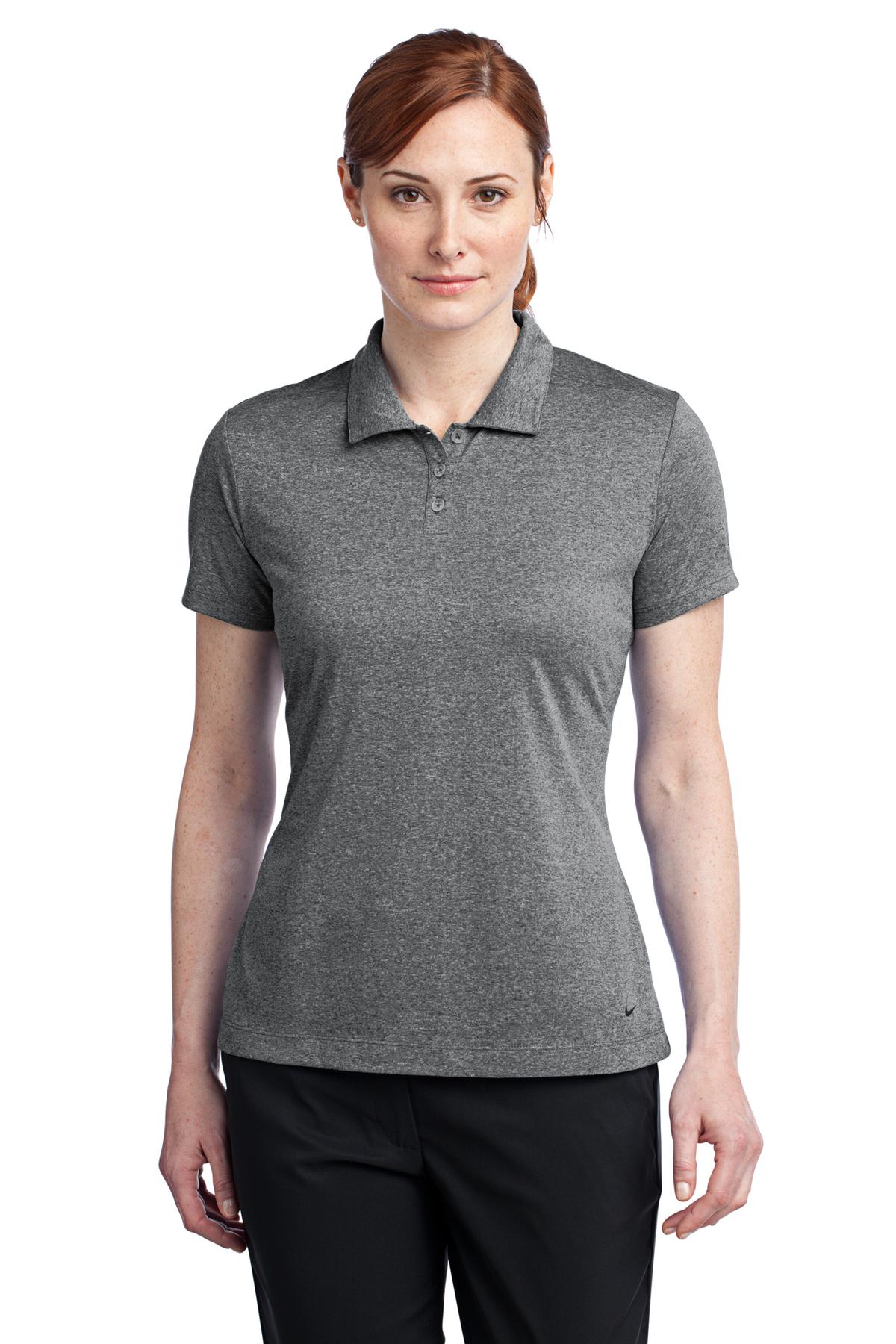 DISCONTINUED  Nike Ladies Dri-FIT Heather Polo