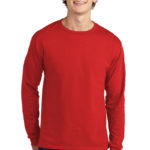 Hanes ®  Essential-T 100% Cotton Long Sleeve T-Shirt - 