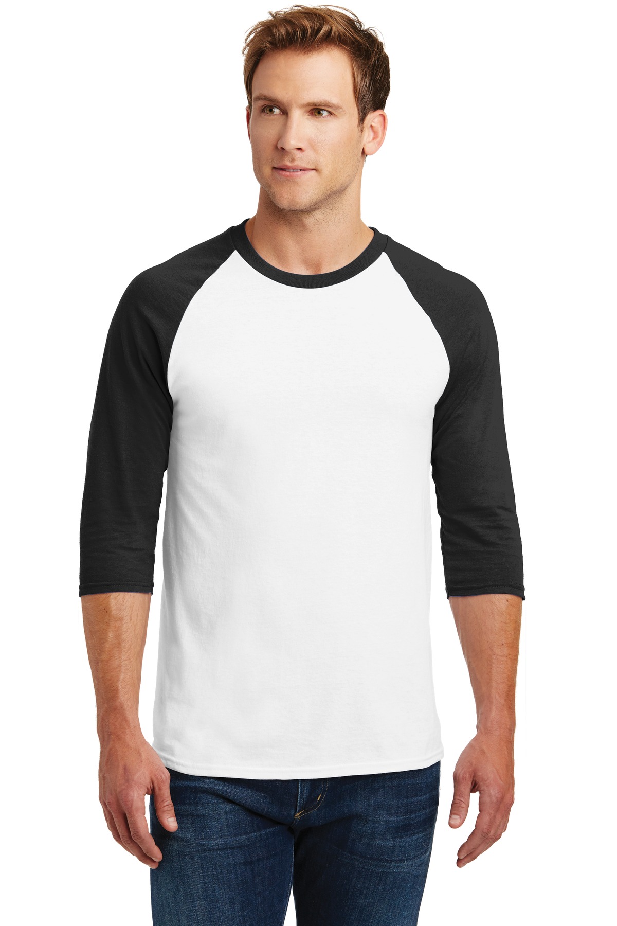 Gildan ®  Heavy Cotton ™  3/4-Sleeve Raglan T-Shirt