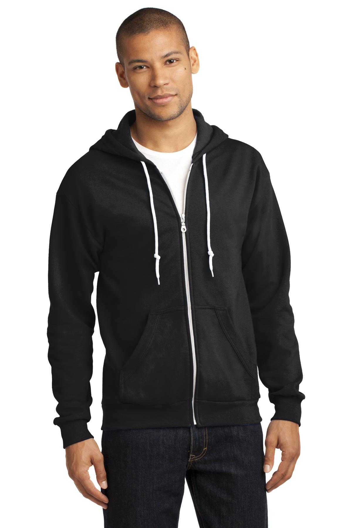 DISCONTINUED  Anvil ®  Full-Zip Hooded Sweatshirt