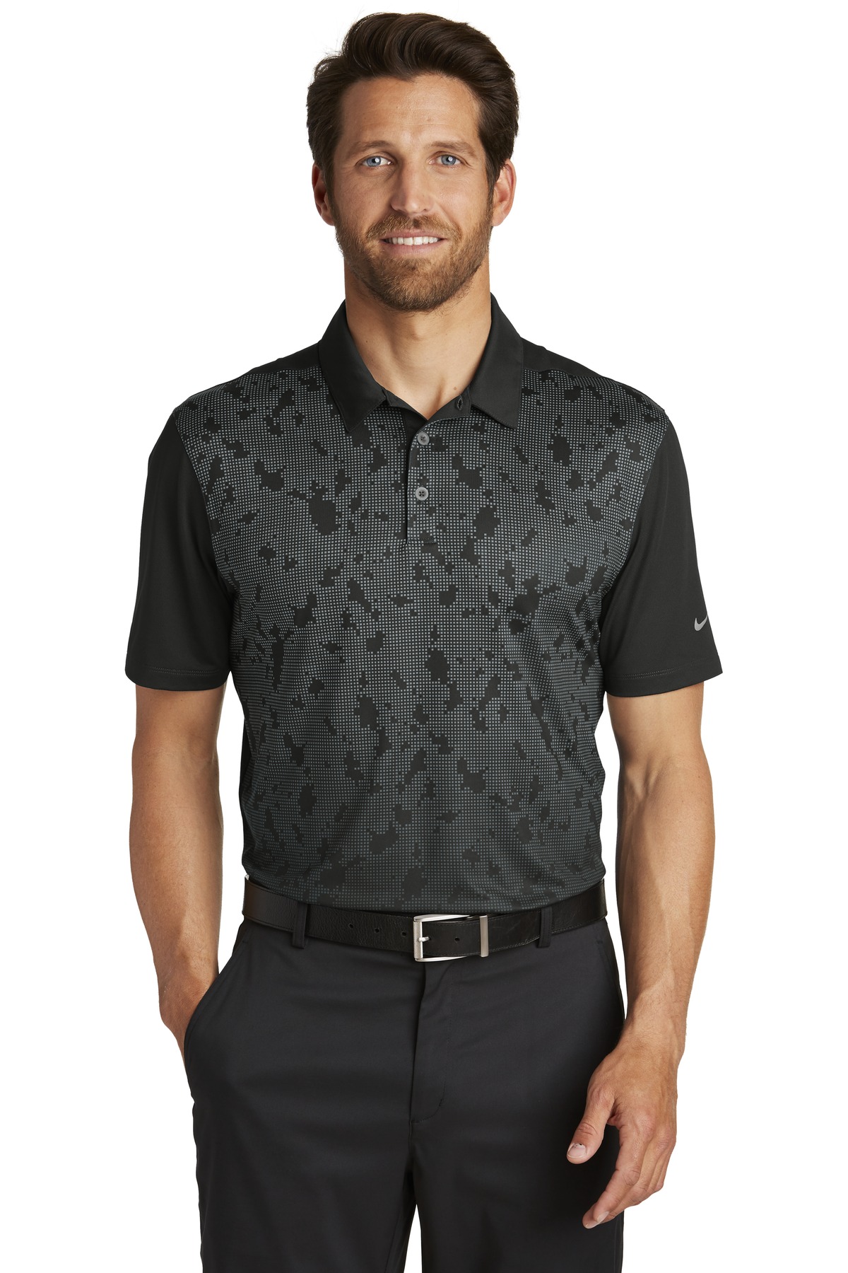 DISCONTINUED  Nike Dri-FIT Mobility Camo Polo