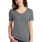 Jerzees  ®  Women's Snow Heather Jersey V-Neck T-Shirt - 