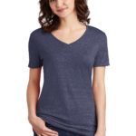 Jerzees  ®  Women's Snow Heather Jersey V-Neck T-Shirt - 