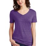 Jerzees  ®  Women's Snow Heather Jersey V-Neck T-Shirt - 