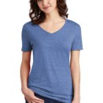 Jerzees  ®  Women's Snow Heather Jersey V-Neck T-Shirt - 