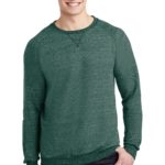Jerzees  ®  Snow Heather French Terry Raglan Crew - 