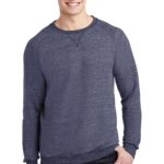 Jerzees  ®  Snow Heather French Terry Raglan Crew - 