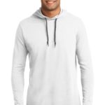 Gildan ®  100% Ring Spun Cotton Long Sleeve Hooded T-Shirt - 