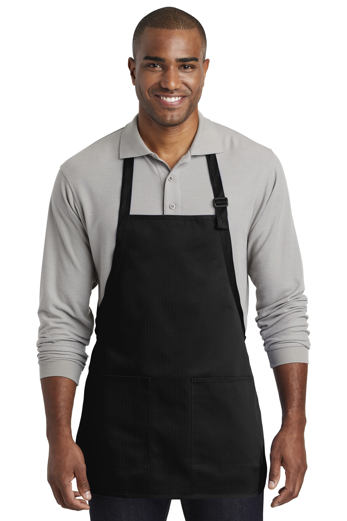 Port Authority  ®  Medium-Length Two-Pocket Bib Apron