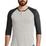DISCONTINUED  Alternative Eco-Jersey ™  3/4-Sleeve Raglan Henley - 