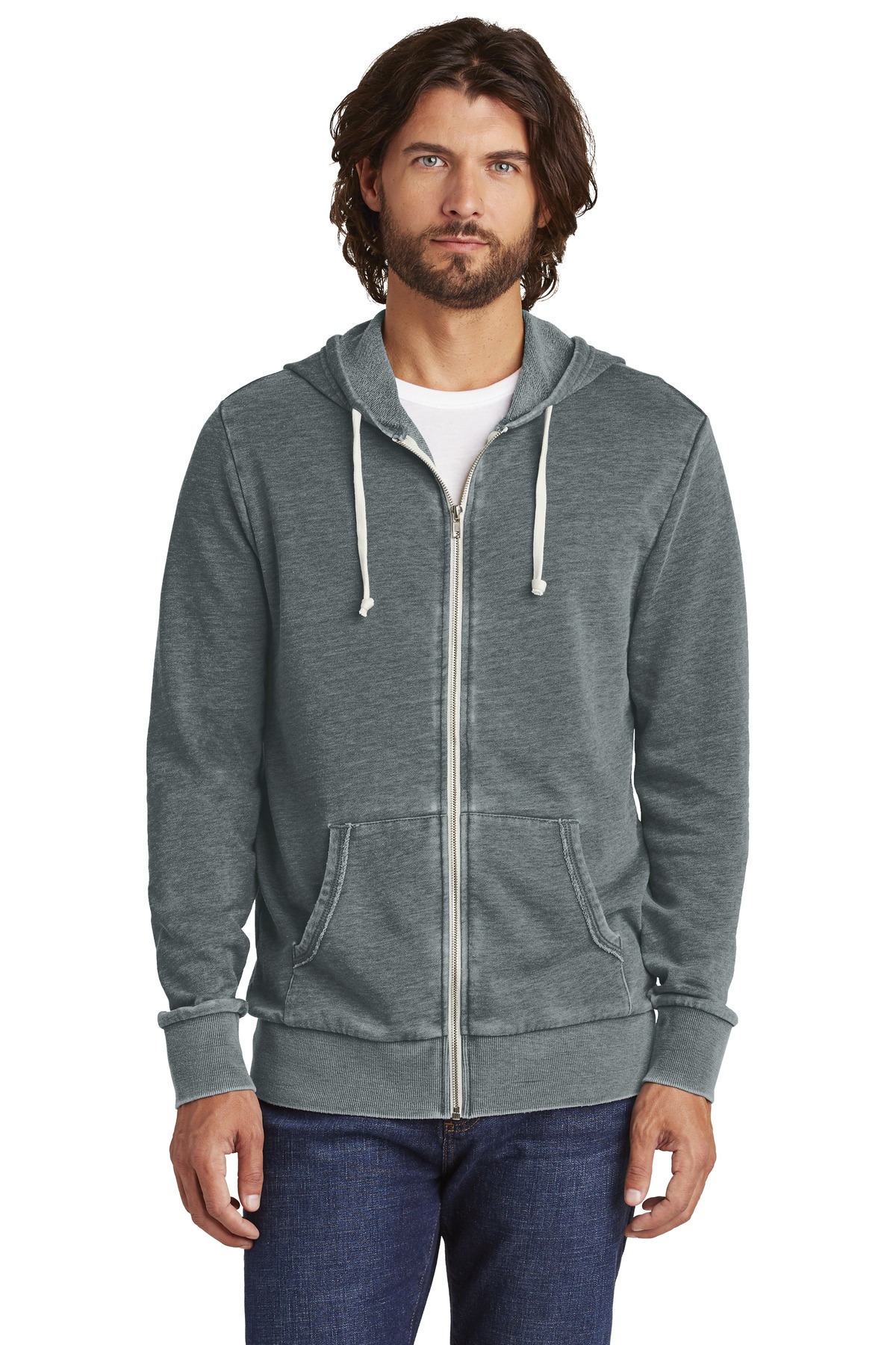 DISCONTINUED  Alternative Burnout Laid-Back Zip Hoodie
