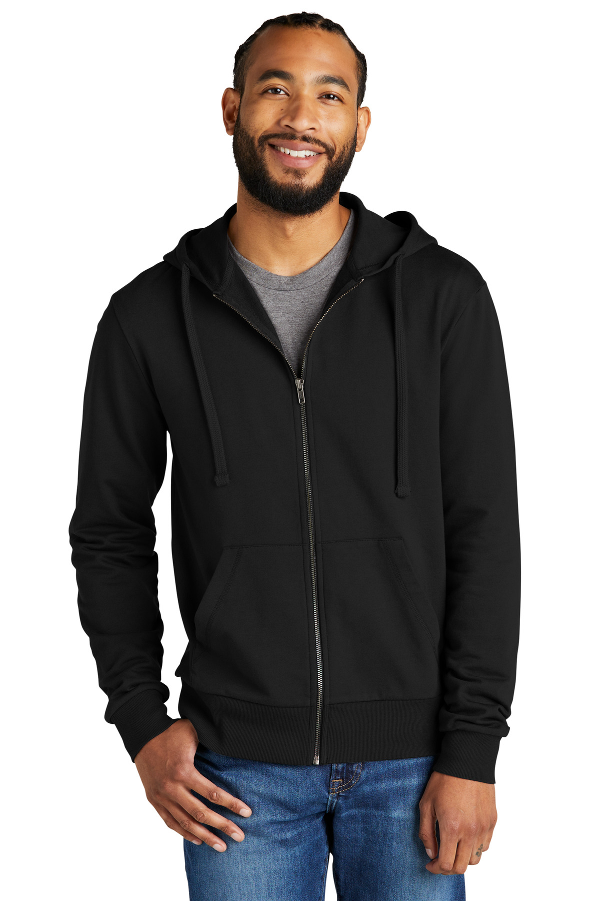 Allmade ®  Unisex Organic French Terry Full-Zip Hoodie