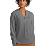 Brooks Brothers ®  Women's Open-Neck Satin Blouse - 