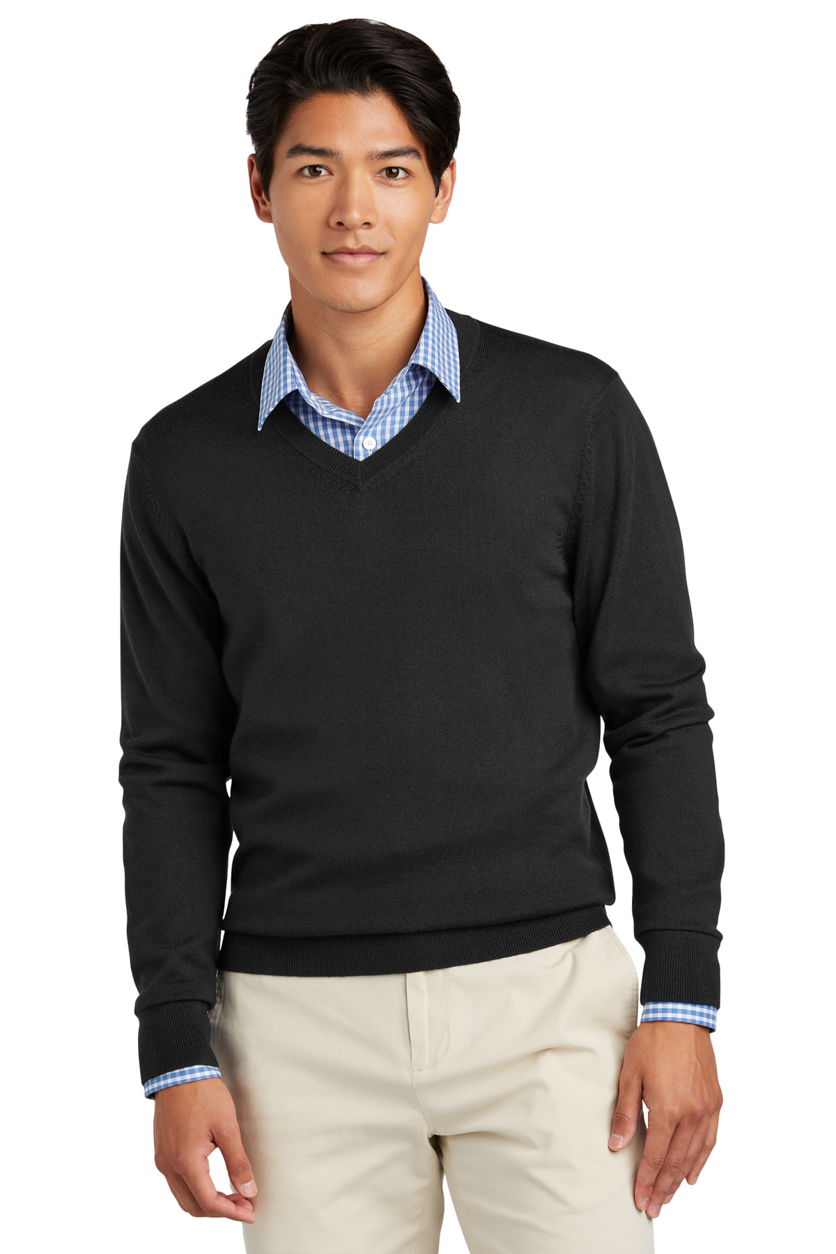 Brooks Brothers ®  Washable Merino V-Neck Sweater
