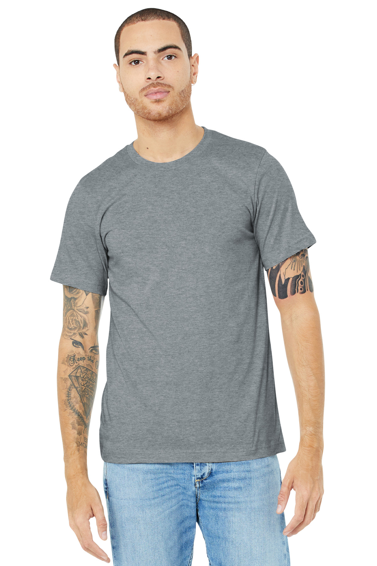 BELLA+CANVAS  ®  Unisex Heather CVC Short Sleeve Tee