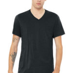 BELLA+CANVAS ®  Unisex Heather CVC V-Neck Tee - 