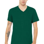 BELLA+CANVAS ®  Unisex Heather CVC V-Neck Tee - 