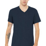BELLA+CANVAS ®  Unisex Heather CVC V-Neck Tee - 