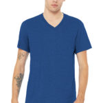 BELLA+CANVAS ®  Unisex Heather CVC V-Neck Tee - 