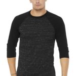 BELLA+CANVAS  ®  Unisex 3/4-Sleeve Baseball Tee - 